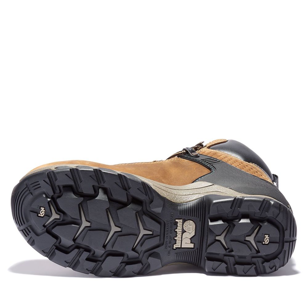 Botas de Trabajo Timberland Mujer Pro® Hypercharge 6-Inch Composite-Toe Waterproof Marrones/Negras -